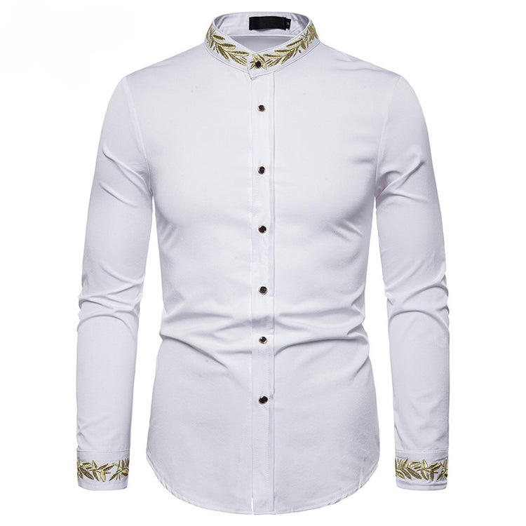 "Chemise col mao homme - Guide des tailles S-2XL"