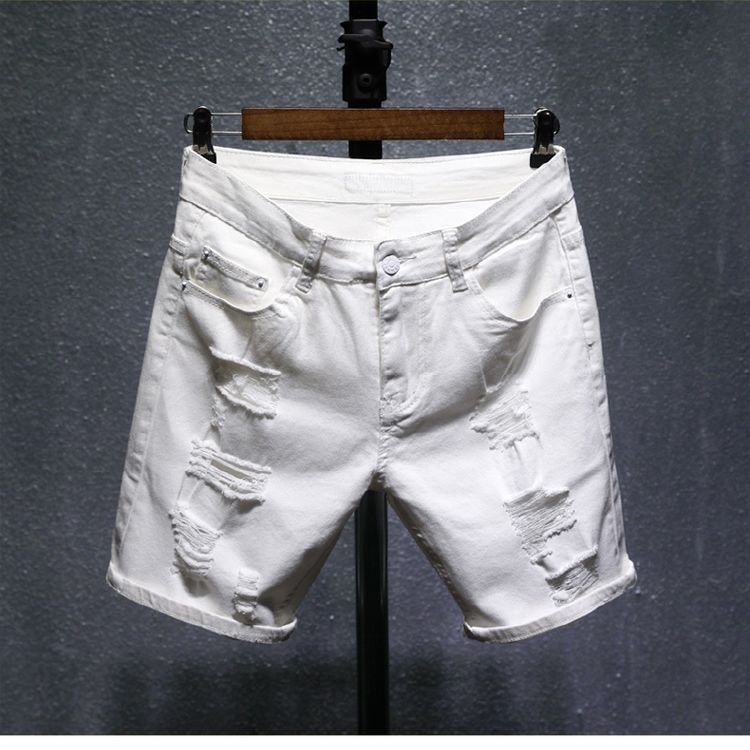 Short homme taille basse - Détail fermeture zip frontal