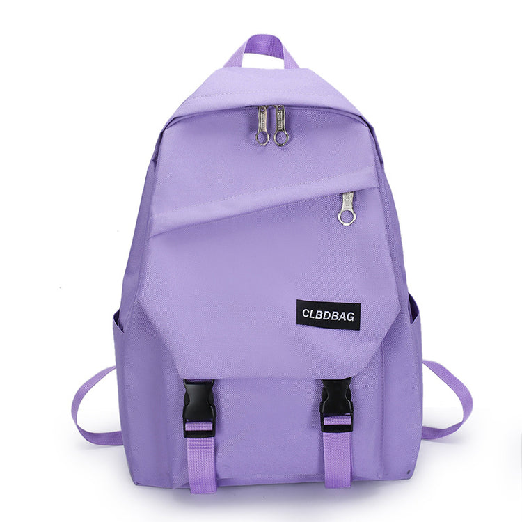 "Sac à dos étudiant toile style coréen - autre coloris"