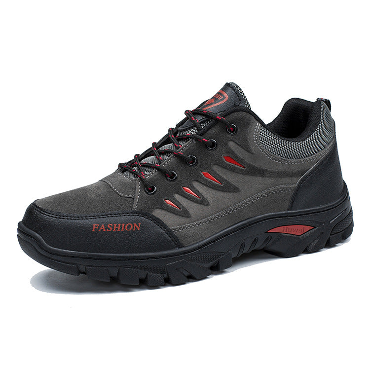 "Chaussures homme casual outdoor lacets - vue portée"