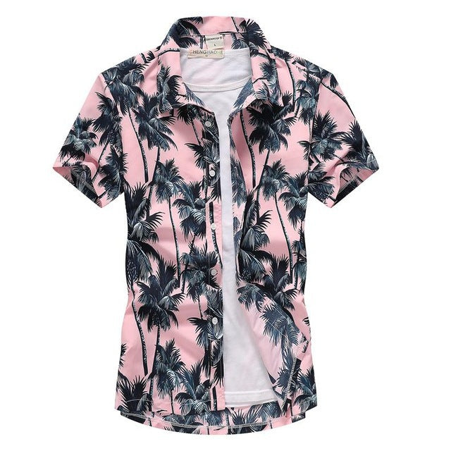 Chemise manches courtes lin homme - Vue portée casual