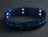 Bracelet magnétique 4 technologies - Schéma bénéfices santé