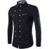 "Chemise homme bleu marine - Variante couleur disponible"