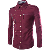  "Chemise slim fit homme - Guide des tailles M-2XL"