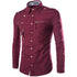  "Chemise slim fit homme - Guide des tailles M-2XL"