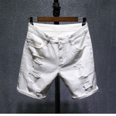 Short homme taille basse - Détail fermeture zip frontal