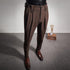 Pantalon costume taille haute - Détail tissu léger printemps