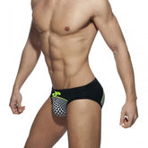 
"Vue latérale boxer homme noir - coupe ajustée moderne"
