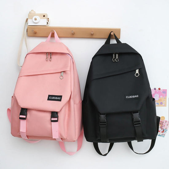 Student School Bag Canvas Travel Korean Backpack