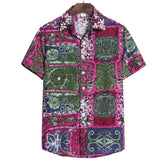 Chemise homme style africain - Vue trois-quarts col mao