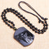 Collier spirituel obsidienne - Chaîne ajustable 50cm unisexe