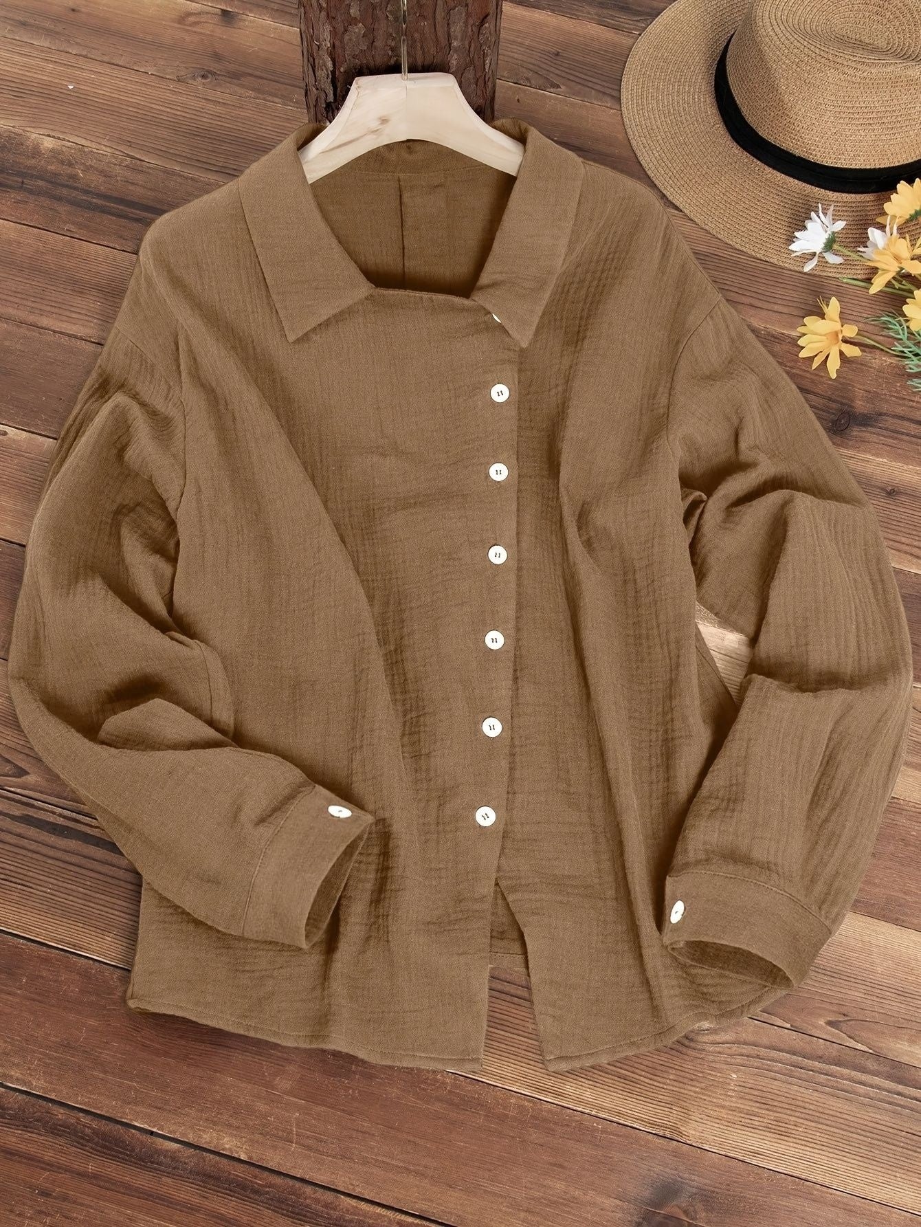  "Chemise femme casual - vue de dos"