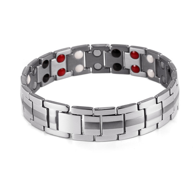 Bracelet magnétique thérapie - Détail finitions premium