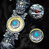 Bracelet couple cuivre - Détail finitions premium polie main