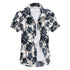 Chemise col mao lin naturel - Variante motif disponible