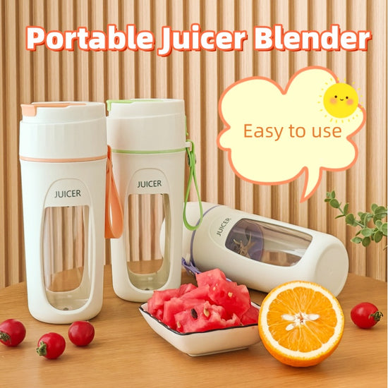 "Blender portable rechargeable USB 800ml - mixeur électrique sans fil compact"