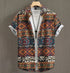 Chemise africaine lin - Détail boutons et fermeture