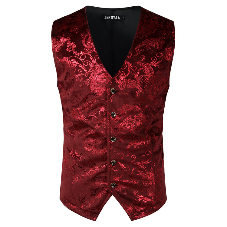 Gilet homme steampunk - Détail boutons et finitions raffinées