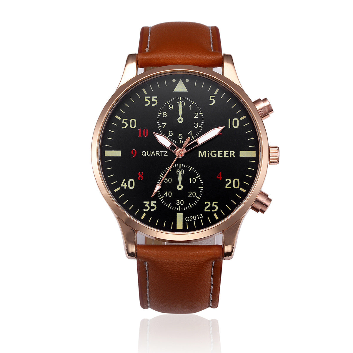 Montre homme rétro - Cadran chiffres romains design classique