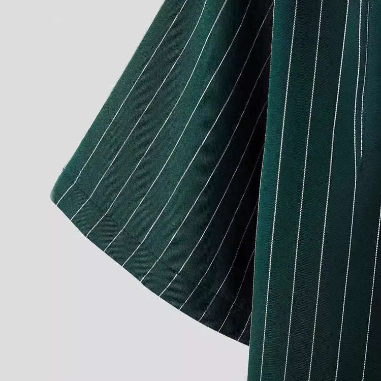 Chemise manches courtes casual - Vue portée coupe ample décontractée
