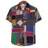 Chemise africaine manches courtes - Détail coupe ample traditionnelle